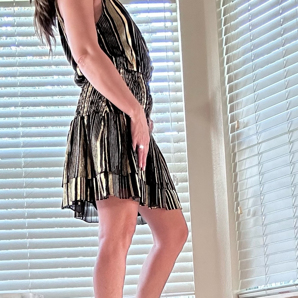 Gold and Black cocktail dress!! New